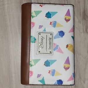 👑🍦DISNEY PRINCESS ICE CREAM CONE LOUNGEFLY WALLET
